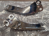 OEM Harley Davidson Chrome Passenger Footpeg Supports NOS Dyna FXDWG 49249-06