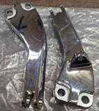 OEM Harley Davidson Chrome Passenger Footpeg Supports NOS Dyna FXDWG 49249-06