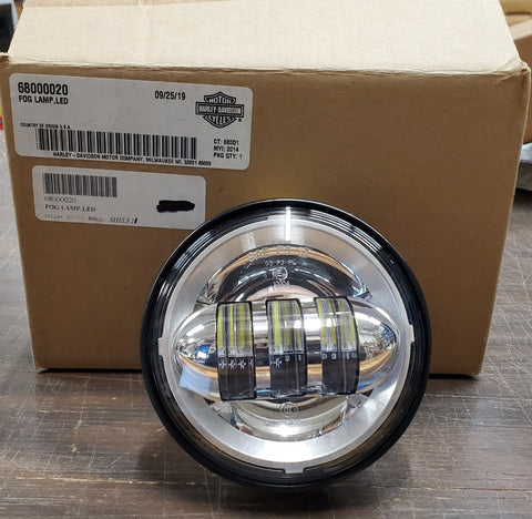 OEM Harley Daymaker Projector LED Auxiliary Fog Lamp Softail Touring 68000020