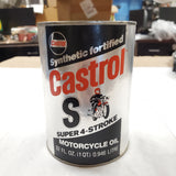 VTG Motorcycle Castrol Oil Can Harley S four stroke Yamaha Honda Suzuki Kawasaki