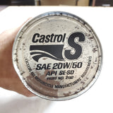 VTG Motorcycle Castrol Oil Can Harley S four stroke Yamaha Honda Suzuki Kawasaki