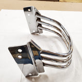 OEM Triple Rail Trim Harley Touring FLH Glide 1980-08 Rear fender Chrome Acc!
