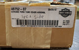 OEM Harley Davidson Chrome Left Upper Fork Cover NOS Fat Boy FLSTF 48752-07