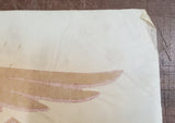 Gas Tank Decals Stickers Harley Eagle Gold RED Springer Softail Dyna Touring PR