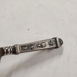 Vtg Inox Argentina Gaucho Hunting Knife Dagger Sheath Horse Etchings 3.14" Blade