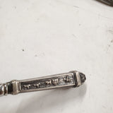 Vtg Inox Argentina Gaucho Hunting Knife Dagger Sheath Horse Etchings 3.14" Blade