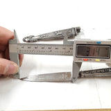 Vtg Inox Argentina Gaucho Hunting Knife Dagger Sheath Horse Etchings 3.14" Blade