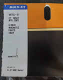 OEM Harley Davidson 6in Magnetic Stainless Steel Hardware Storage Tray 94793-01