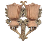 Vtg Antique Pat. 1867 Cast Iron Wall Hang Match Safe Double Urn Decor Collectibl