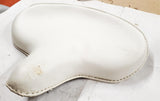 White Solo Seat Harley Panhead Knucklehead Flathead Shovelhead 45" WL UL VL VTG