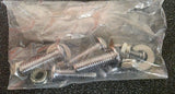 OEM Harley Davidson Wrinkle Black Rigid Side Plates Kit NOS Softail 53843-00