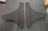 OEM Harley Davidson Wrinkle Black Rigid Side Plates Kit NOS Softail 53843-00