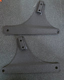 OEM Harley Davidson Wrinkle Black Rigid Side Plates Kit NOS Softail 53843-00