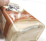 VTG Cavalier Leather Balm Glass Bottle Jar Advertising Container Collectible 4OZ