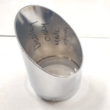New SUPERTRAPP Exhaust Muffler End Cap Tip Chrome Slash Cut 108-8027 1802-0014