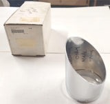 New SUPERTRAPP Exhaust Muffler End Cap Tip Chrome Slash Cut 108-8027 1802-0014