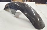 Custom Cafe Racer Front Fender Metal Vivid Black Harley FXR Dyna XL Sportster