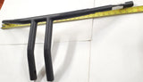 New TBW Wild 1"-1 1/4" Chubby Built-In Pullback Risers 10" Drag Bar Black WO507B
