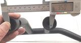 New TBW Wild 1"-1 1/4" Chubby Built-In Pullback Risers 10" Drag Bar Black WO507B