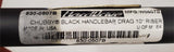 New TBW Wild 1"-1 1/4" Chubby Built-In Pullback Risers 10" Drag Bar Black WO507B