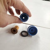 1/4 Fuel filter Harley Hot Rod Racing Blue Fuel Line Braided Russell Vtg