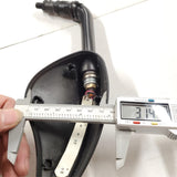 FAR 7102 Carbon Rearview Mirror Integrated LED Right Turn Signal Universal Black