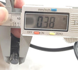 FAR 7102 Carbon Rearview Mirror Integrated LED Right Turn Signal Universal Black