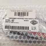 Genuine Harley Gas Tank Emblems Badges Knucklehead 1940-1946 Chrome red OEM New!