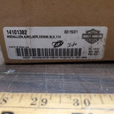 OEM Harley Davidson 114 Denim Black Air Cleaner Trim Medallion Softail 14101382
