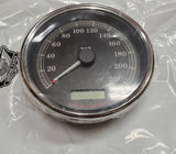 OEM Harley 5" Calibrated KM/H Analog Digital Speedometer Softail FLST 67197-11A