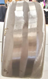 New 9" Flat Rear Fender Universal Custom Chopper Bobber Steel Flare End Undrille