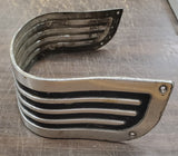 Vintage Harley Ribbed Fender Skirt Tip Trim Shovelhead FLH Panhead OEM 60's