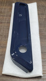 OEM Harley Davidson Right Billiard Blue Saddlebag Latch Plate Touring 90200449