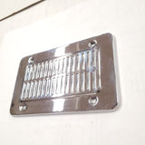Vtg Radio Caddy Speaker Cover Chrome Shovelhead Panhead NOS Harley FLH Glide Ele