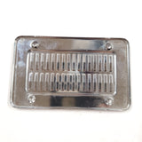 Vtg Radio Caddy Speaker Cover Chrome Shovelhead Panhead NOS Harley FLH Glide Ele