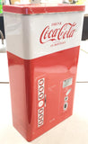 Coca Cola 1999 4 piece 8oz Glass Set With Coke Machine Tin Anchor Hoking