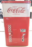 Coca Cola 1999 4 piece 8oz Glass Set With Coke Machine Tin Anchor Hoking