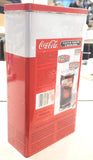 Coca Cola 1999 4 piece 8oz Glass Set With Coke Machine Tin Anchor Hoking