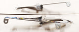 Detachable Windshield Mounts Brackets Harley Sportster Dyna Superglide Low Rider