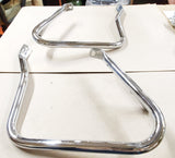 OEM Chrome Rear Saddlebag Guards Harley Touring 2014^ Road Street Glide Ultra FL