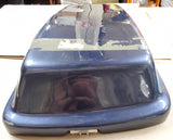 Harley Extra Capacity Blue 100th Anniversary Left Saddlebag Lid Road King Glide