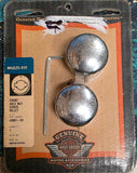 OEM Harley Davidson Chrome Billet Front Axle Nut Cover Touring FLH Dyna 43061-04