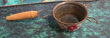 VTG 1950s EKCO Made in USA Miracle Gem Floral Handheld Strainer Kitchen Tools