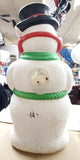 30" Vtg Grand Venture 1999 Frosty Snowman BLOW MOLD Holiday Christmas Lawn Décor