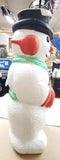 30" Vtg Grand Venture 1999 Frosty Snowman BLOW MOLD Holiday Christmas Lawn Décor