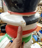 30" Vtg Grand Venture 1999 Frosty Snowman BLOW MOLD Holiday Christmas Lawn Décor
