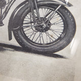 VTG 1931 Harley Advertising Print Brochure VL V Twin Flathead Literature Dealer!