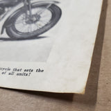 VTG 1931 Harley Advertising Print Brochure VL V Twin Flathead Literature Dealer!