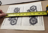 VTG 1931 Harley Advertising Print Brochure VL V Twin Flathead Literature Dealer!