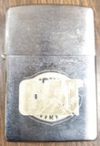 Vtg Unfired 2009 Zippo CAT CATERPILLAR Cigarette Lighter Factory 2nd USA!
